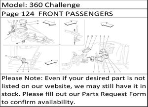 360 Challenge Page 124  FRONT PASSENGERS COMPARTMENT CONTROL STATIONS