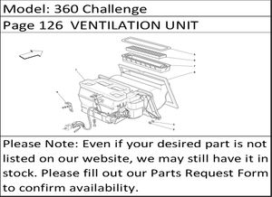 360 Challenge Page 126  VENTILATION UNIT