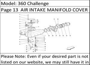 360 Challenge Page 13  AIR INTAKE MANIFOLD COVER