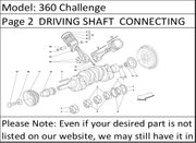 360 Challenge Page 2  DRIVING SHAFT  CONNECTING RODS AND PISTONS