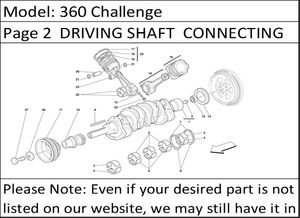 360 Challenge Page 2  DRIVING SHAFT  CONNECTING RODS AND PISTONS