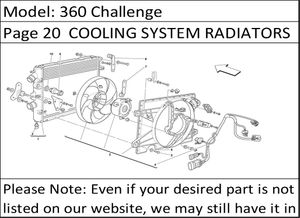 360 Challenge Page 20  COOLING SYSTEM RADIATORS