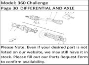 360 Challenge Page 30  DIFFERENTIAL AND AXLE SHAFTS