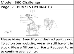 360 Challenge Page 31  BRAKES HYDRAULIC CONTROLS