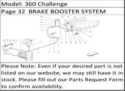 360 Challenge Page 32  BRAKE BOOSTER SYSTEM