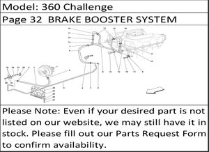 360 Challenge Page 32  BRAKE BOOSTER SYSTEM