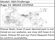 360 Challenge Page 33  BRAKE SYSTEM