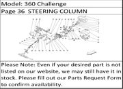 360 Challenge Page 36  STEERING COLUMN