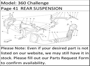 360 Challenge Page 41  REAR SUSPENSION  WISHBONES