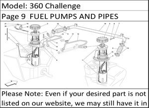 360 Challenge Page 9  FUEL PUMPS AND PIPES