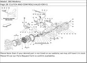360 Modena Page 28  CLUTCH AND CONTROLS VALID FOR F1