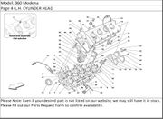 360 Modena Page 4  L.H. CYLINDER HEAD