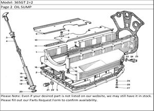 365GT 2+2 Page 2  OIL SUMP
