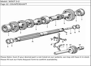 365GT 2+2 Page 22  COUNTERSHAFT