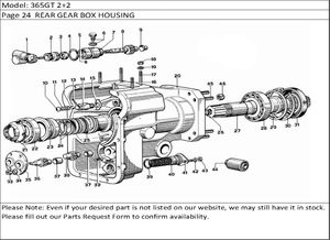 365GT 2+2 Page 24  REAR GEAR BOX HOUSING