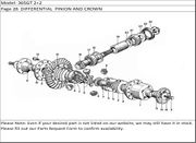 365GT 2+2 Page 26  DIFFERENTIAL  PINION AND CROWN