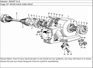 365GT 2+2 Page 27  REAR AXLE AND AXLE