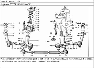 365GT 2+2 Page 40  STEERING LINKAGE