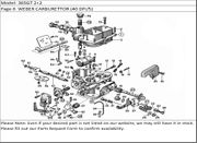 365GT 2+2 Page 6  WEBER CARBURETTOR (40 DFI/5)