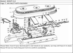 365GT 2+2 Page 7  AIR INLET WITH BLOWBY