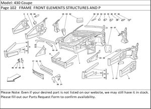 430 Coupe Page 102   FRAME  FRONT ELEMENTS STRUCTURES AND P