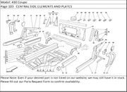 430 Coupe Page 103   CENTRAL SIDE ELEMENTS AND PLATES