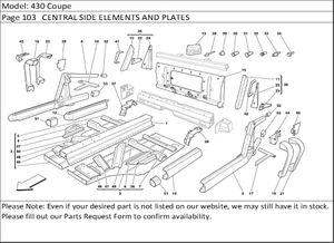 430 Coupe Page 103   CENTRAL SIDE ELEMENTS AND PLATES