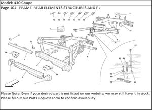 430 Coupe Page 104   FRAME  REAR ELEMENTS STRUCTURES AND PL