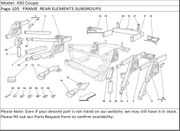 430 Coupe Page 105   FRAME  REAR ELEMENTS SUBGROUPS