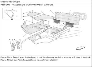 430 Coupe Page 109   PASSENGERS COMPARTMENT CARPETS