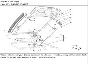 430 Coupe Page 113   ENGINE BONNET