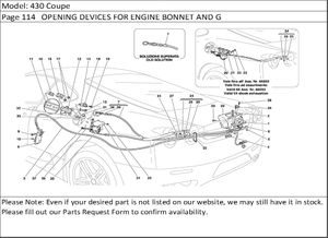 430 Coupe Page 114   OPENING DEVICES FOR ENGINE BONNET AND G