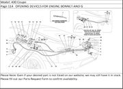 430 Coupe Page 114   OPENING DEVICES FOR ENGINE BONNET AND G