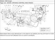 430 Coupe Page 116   DOORS  OPENING CONTROL AND HINGES