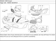 430 Coupe Page 118   FRONT BUMPER