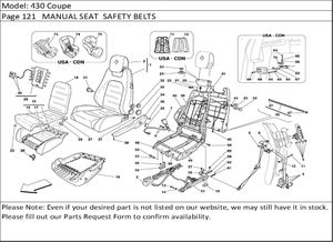 430 Coupe Page 121   MANUAL SEAT  SAFETY BELTS
