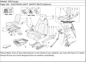 430 Coupe Page 122   ELECTRICAL SEAT  SAFETY BELTS Optiona