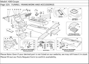 430 Coupe Page 125   TUNNEL  FRAMEWORK AND ACCESSORIES