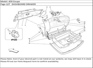 430 Coupe Page 127   DASHBOARD DRAWER