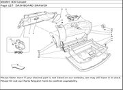 430 Coupe Page 127   DASHBOARD DRAWER