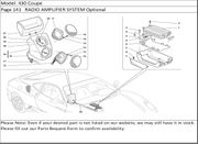 430 Coupe Page 141   RADIO AMPLIFIER SYSTEM Optional