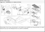 430 Coupe Page 142   POWERED HI FI BOSE SYSTEM