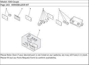 430 Coupe Page 143   IMMOBILIZER KIT