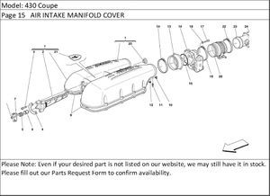 430 Coupe Page 15   AIR INTAKE MANIFOLD COVER