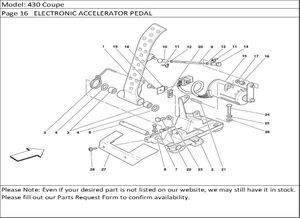 430 Coupe Page 16   ELECTRONIC ACCELERATOR PEDAL