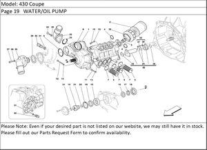 430 Coupe Page 19   WATER/OIL PUMP