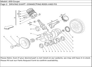 430 Coupe Page 2   DRIVING SHAFT  CONNECTING RODS AND PIS