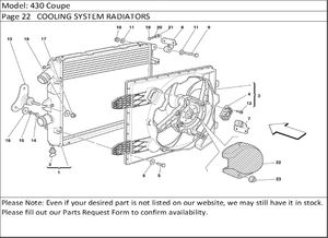 430 Coupe Page 22   COOLING SYSTEM RADIATORS