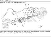 430 Coupe Page 23   CLUTCH AND CONTROLS Not for F1