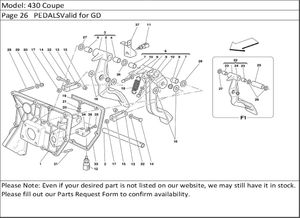 430 Coupe Page 26   PEDALSValid for GD